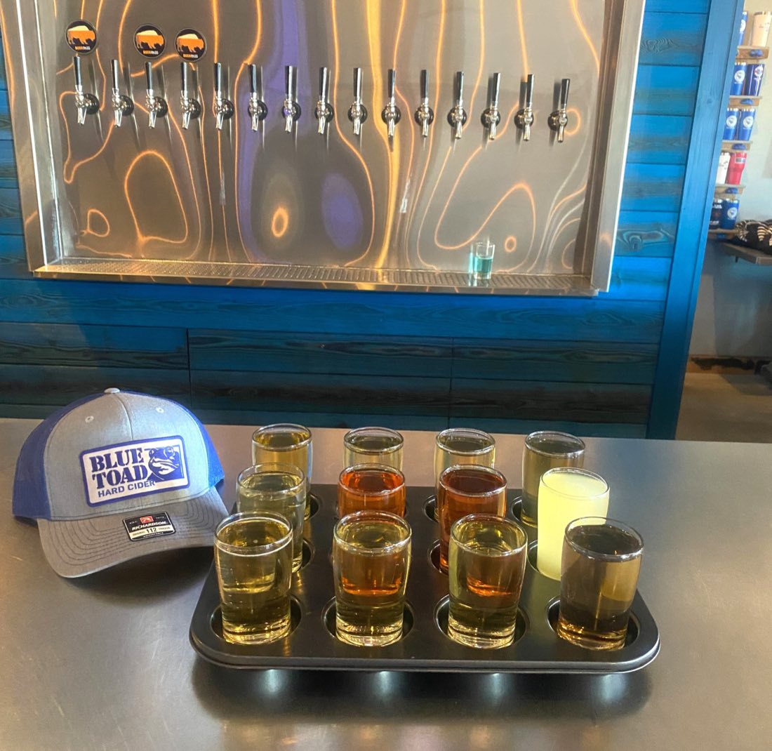 The Blue Toad tasting room at the Genesee Valley Regional Market in Rochester, NY